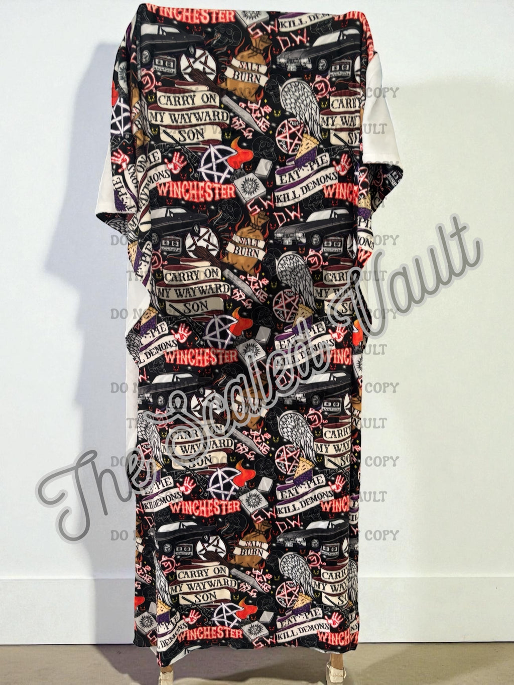 Carry On Wayward Son XL Minky Blanket