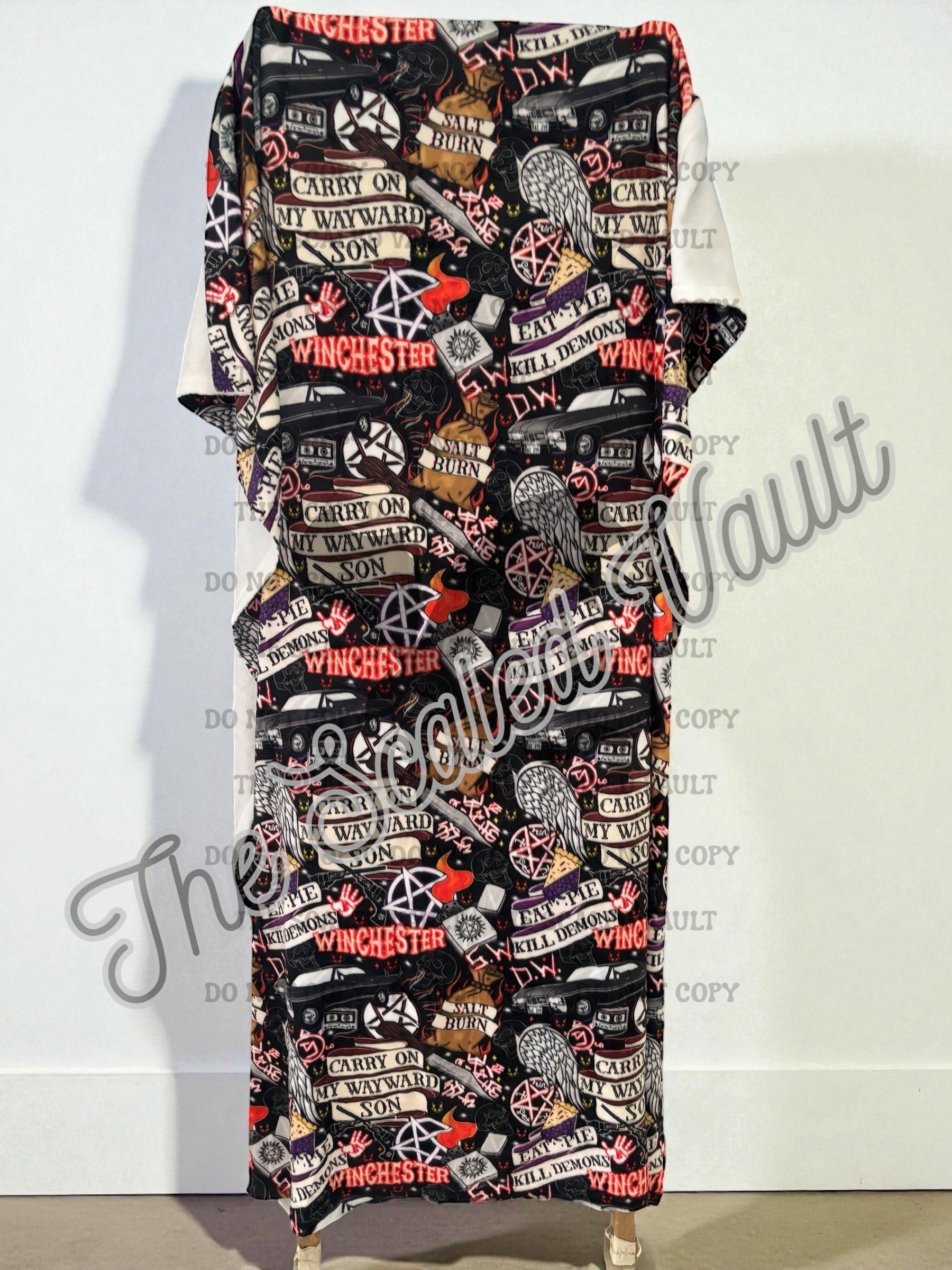 Carry On Wayward Son XL Minky Blanket