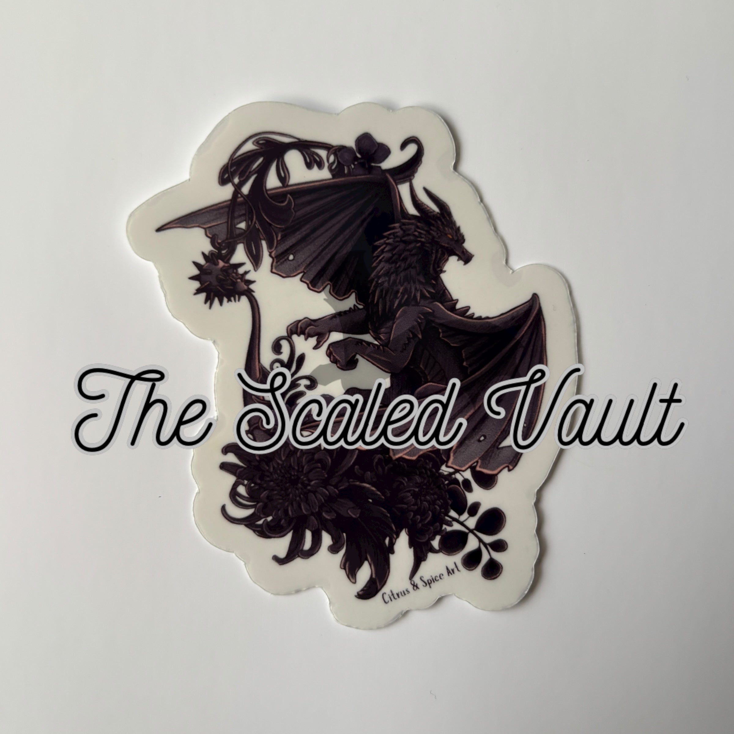 Morningstartail Transparent Sticker 3”