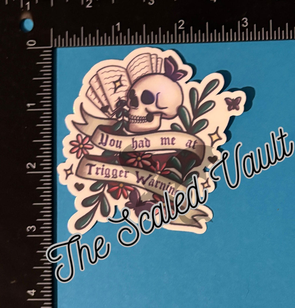Assorted Witchy & Horror Stickers - holographic laminated