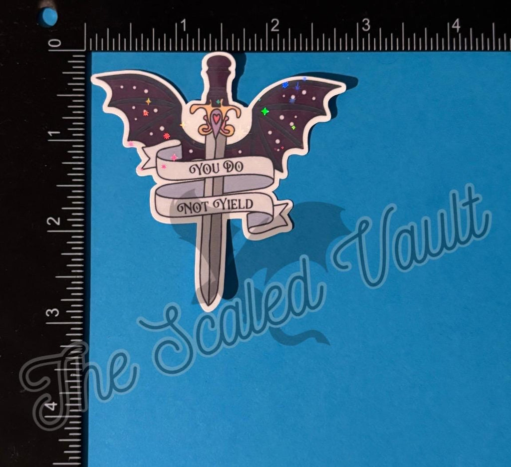 Holographic Laminated Stickers- (ACOTAR) see description