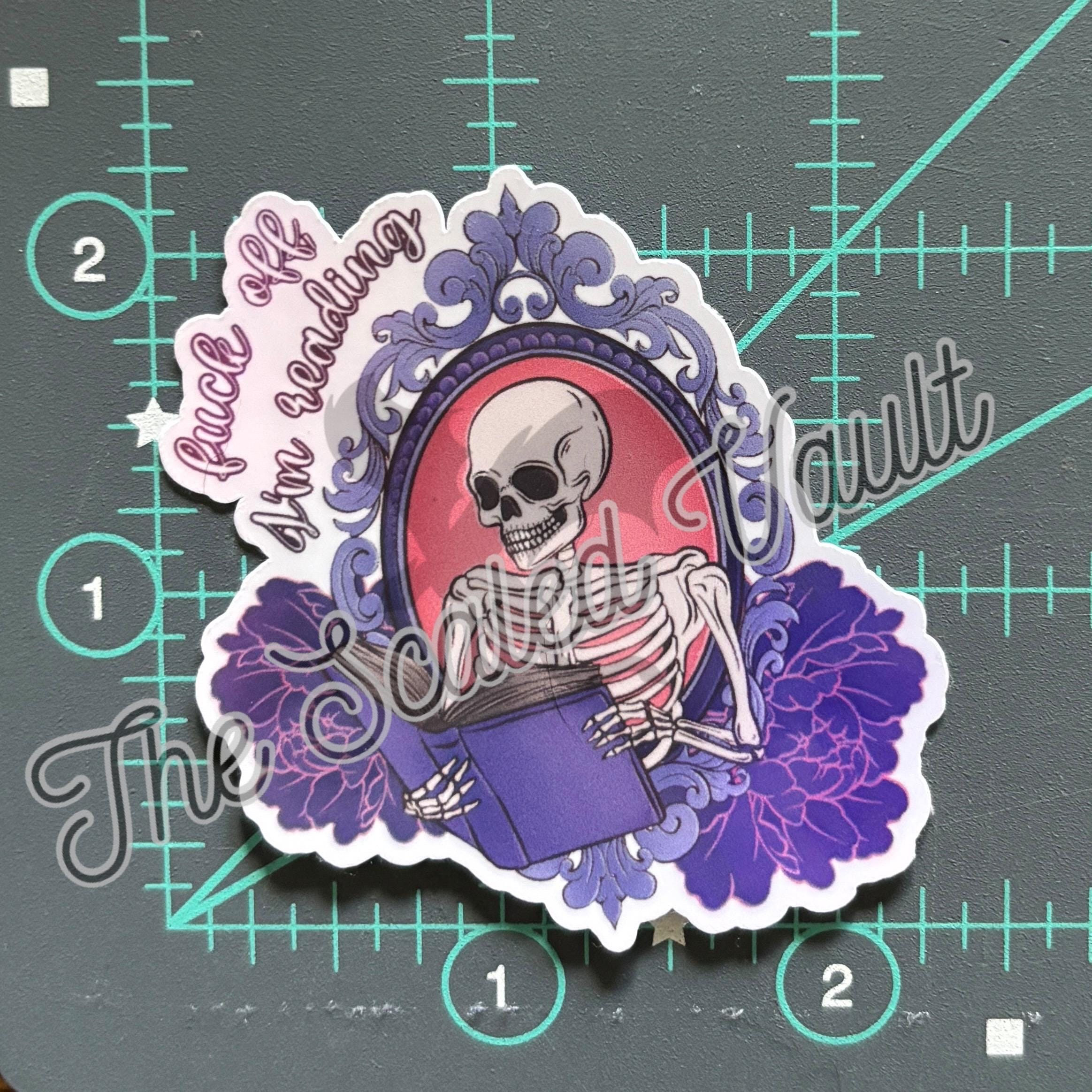 Bookish 2” Sticker bundle holographic laminated