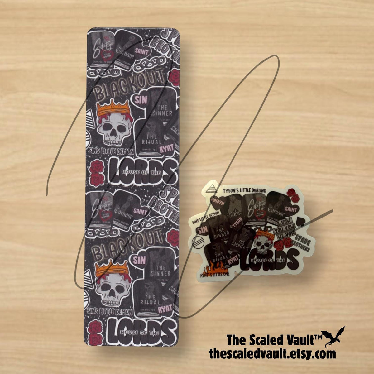 Bookmark + Sticker Bundle LORDS series