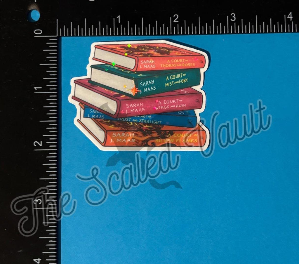 Holographic Laminated Stickers- (ACOTAR) see description