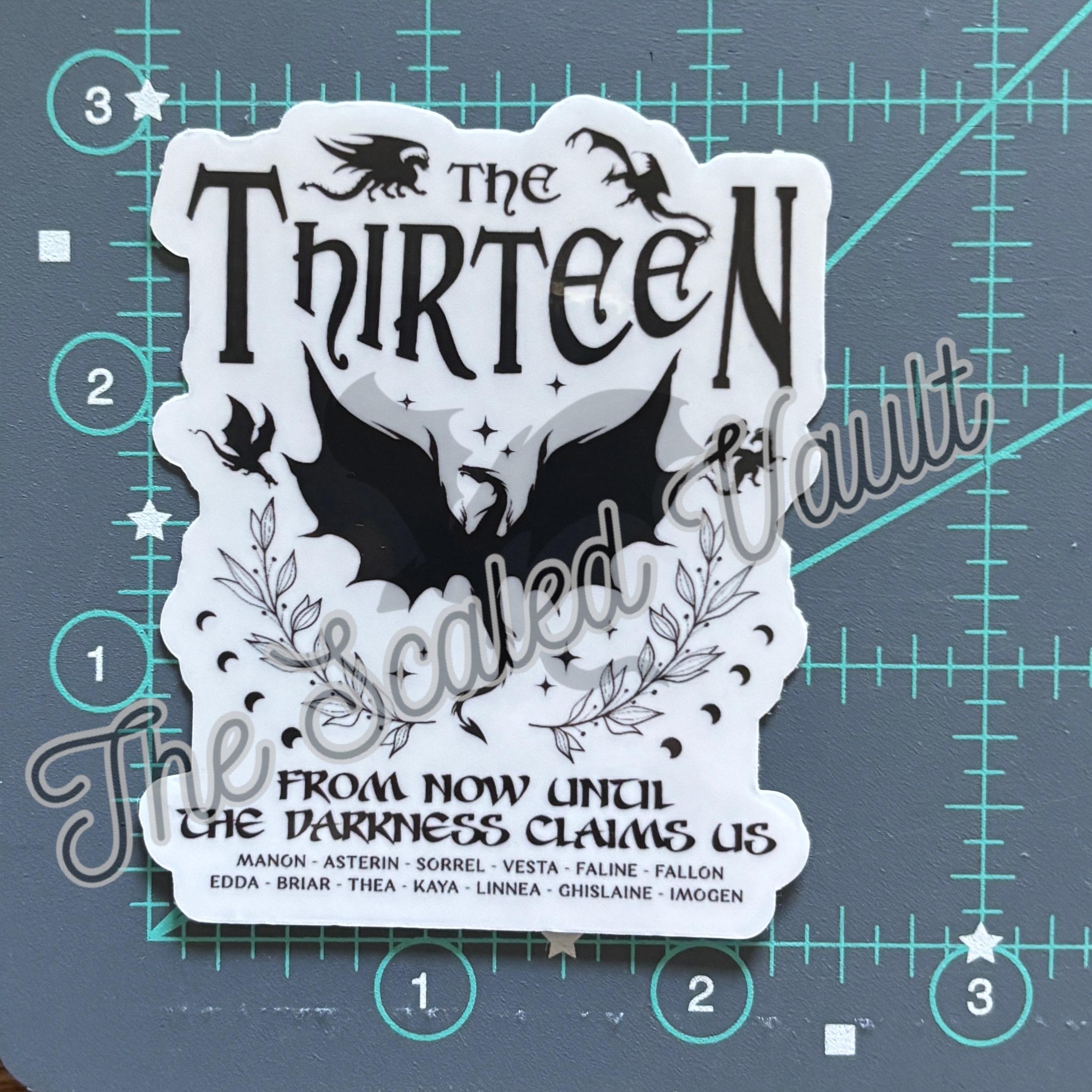 The Thirteen Transparent Large Sticker