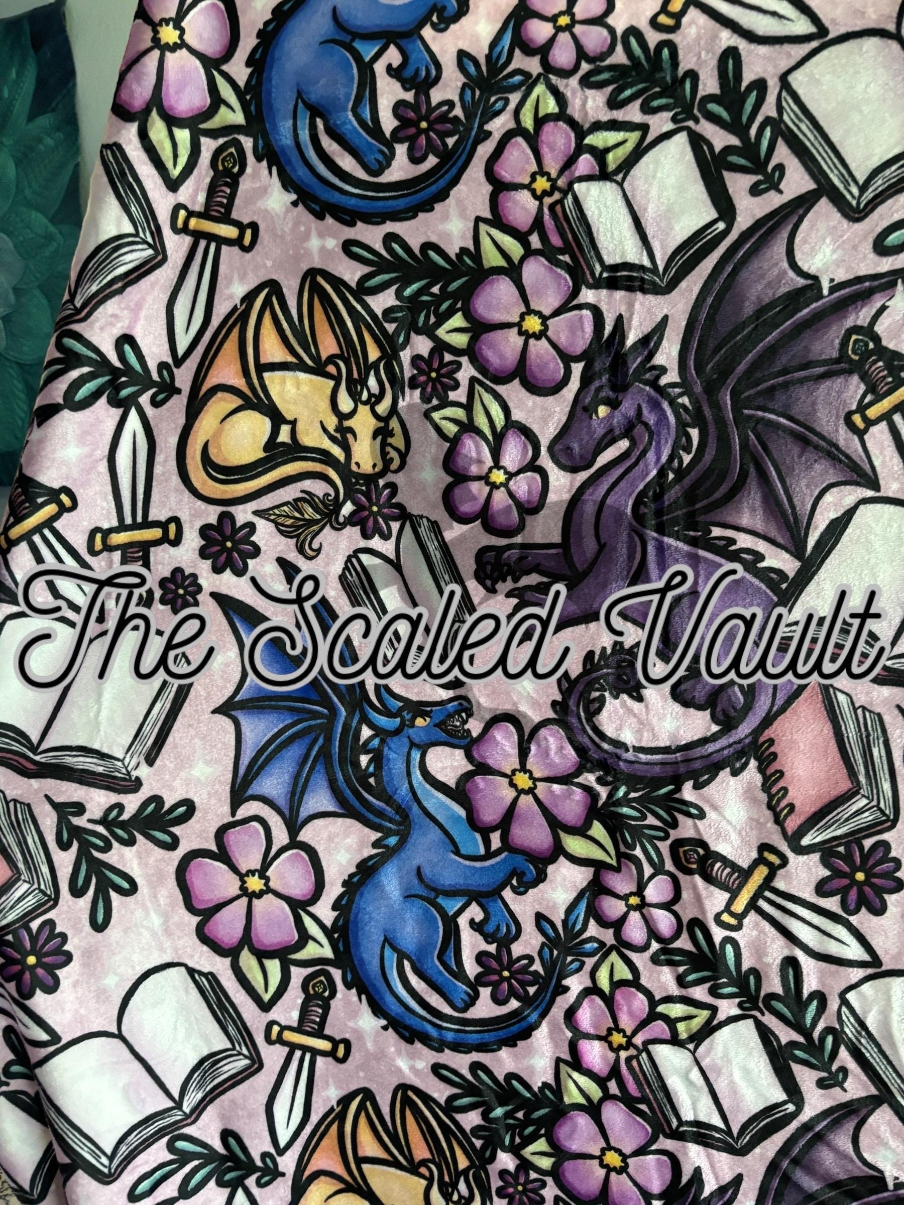 Dragons Minky Blanket