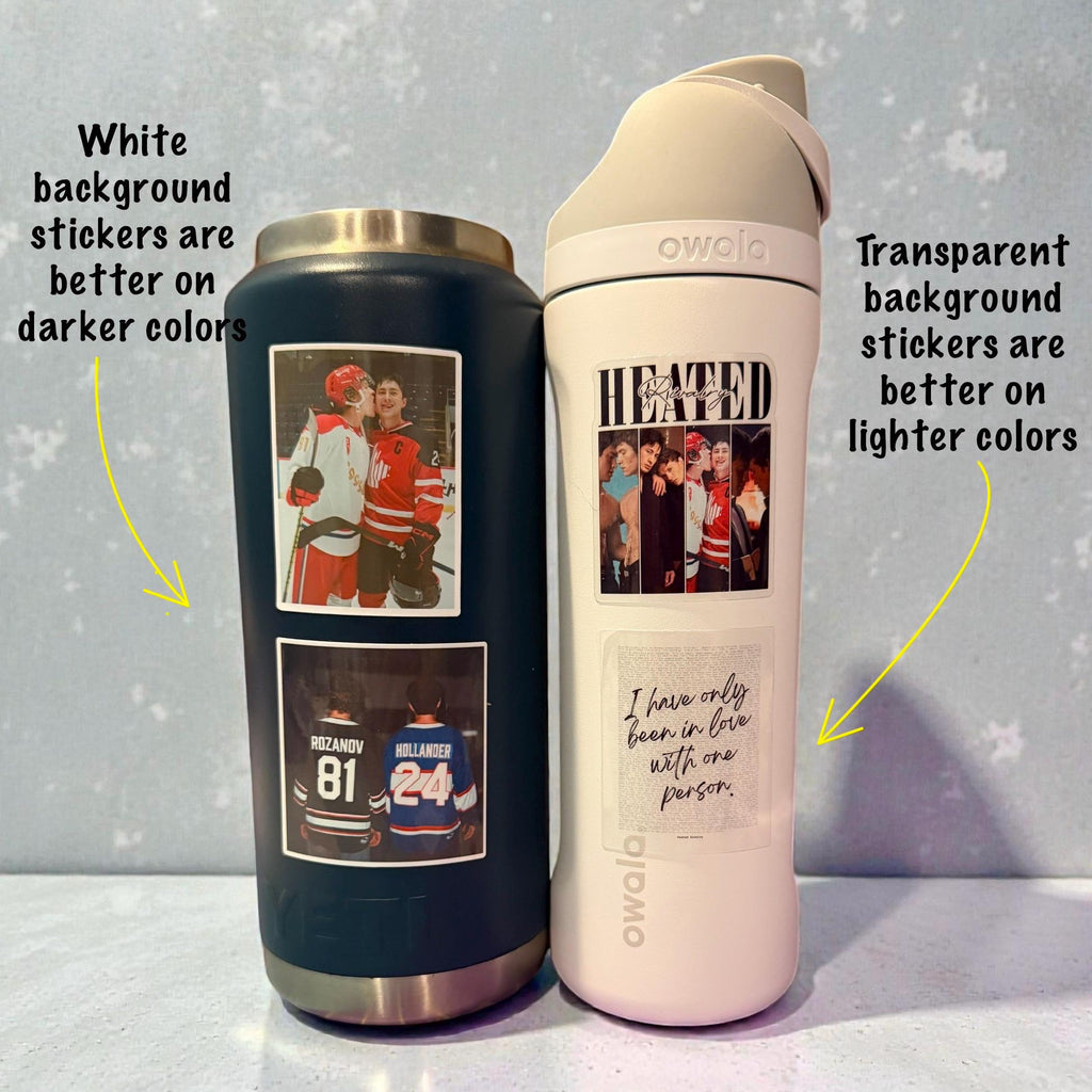 Transparent Holographic Laminated Stickers ACOTAR bundle