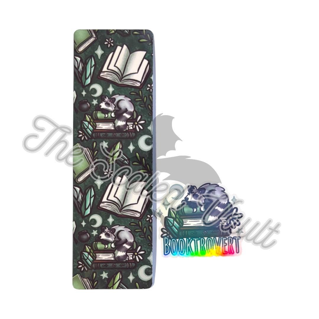Bookmark + Sticker Bundle booktrovert