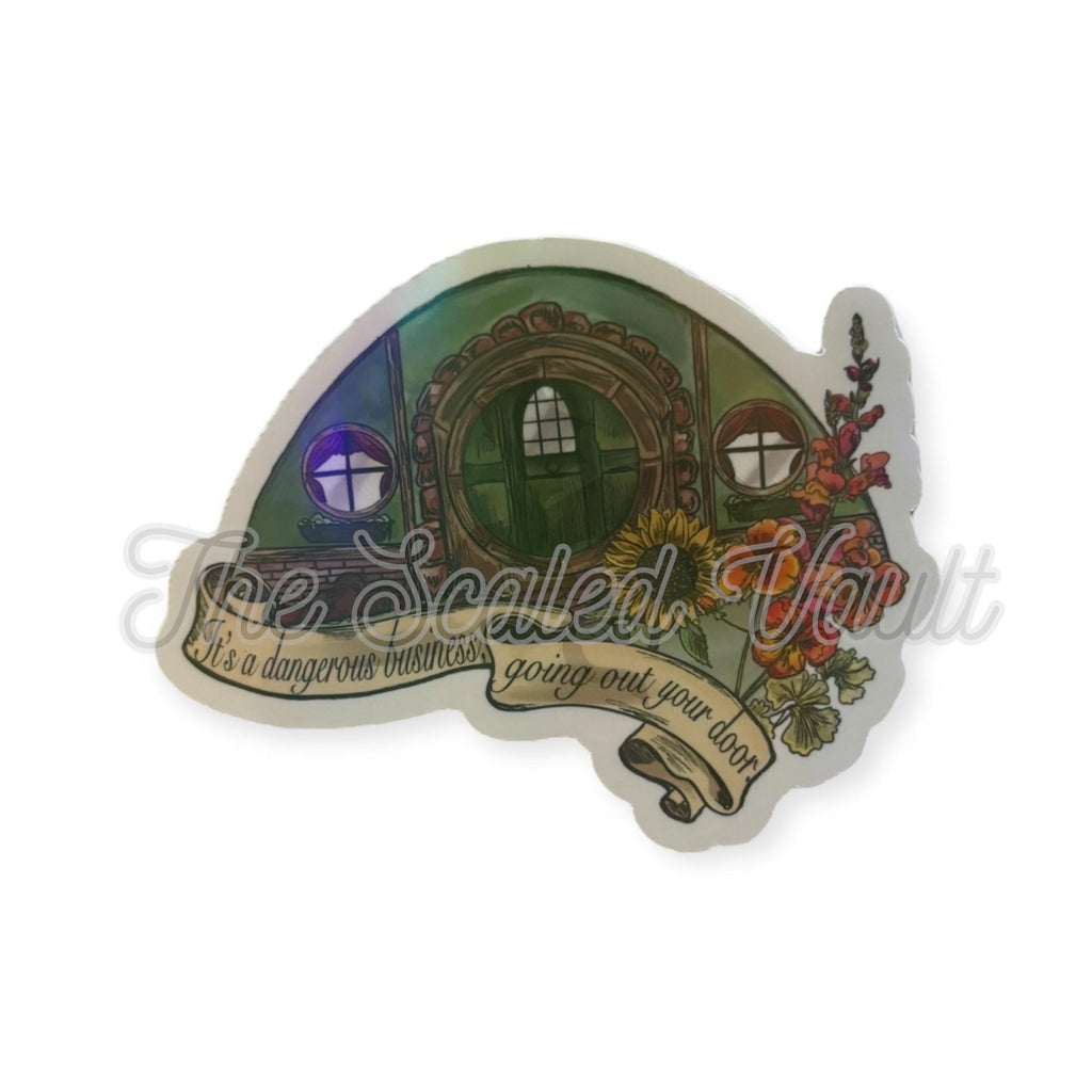 LOTR Sticker set, 3” white holographic
