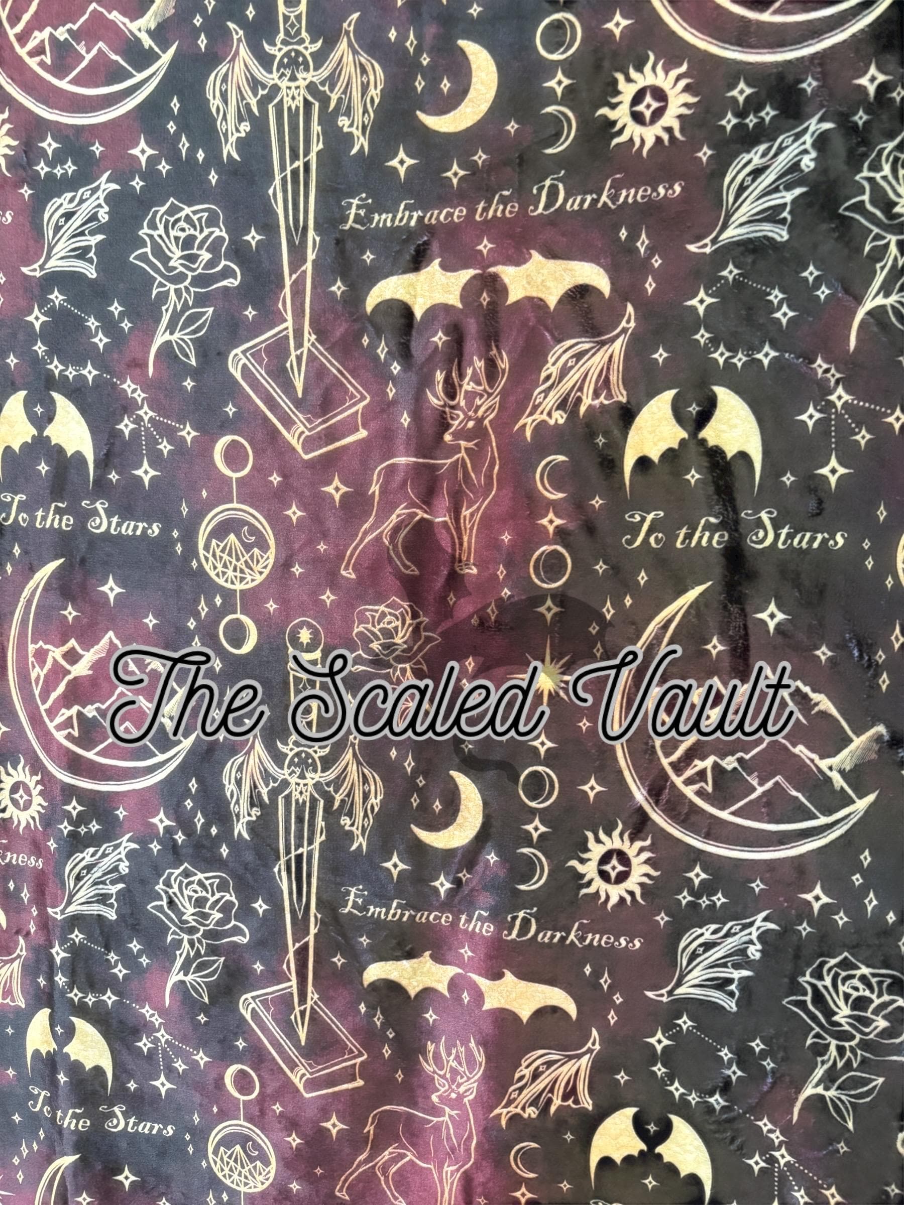 To the Stars Minky Blanket