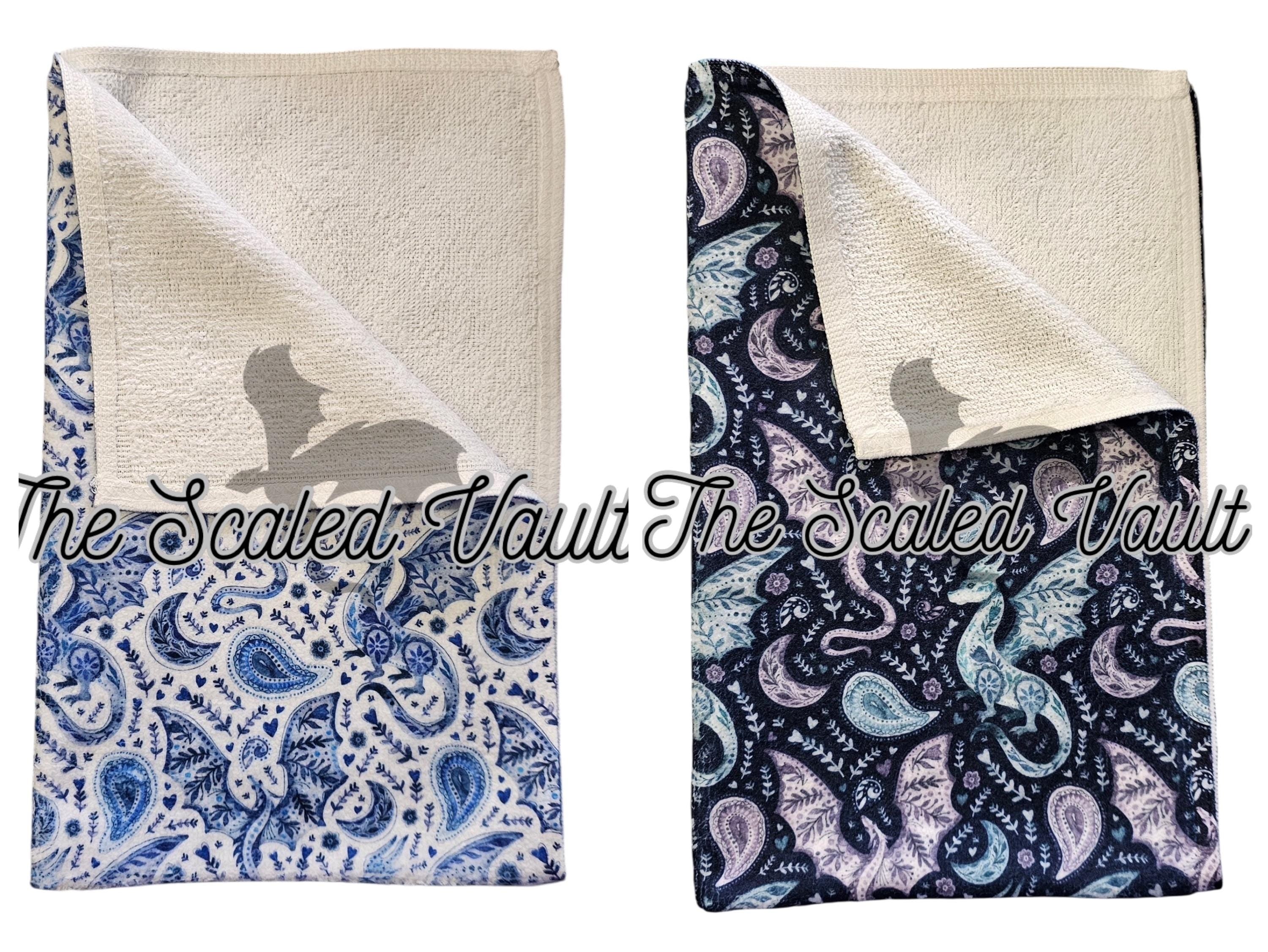 Dragon Hand Towels- set of 2