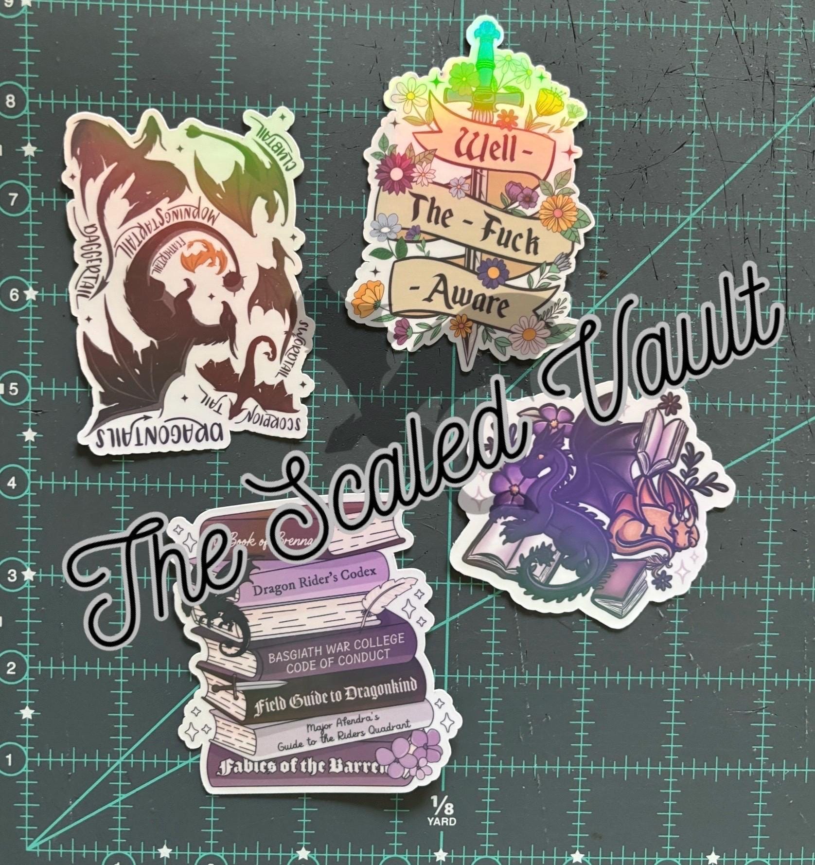 Riders Quadrant Holographic Laminated Stickers bundle