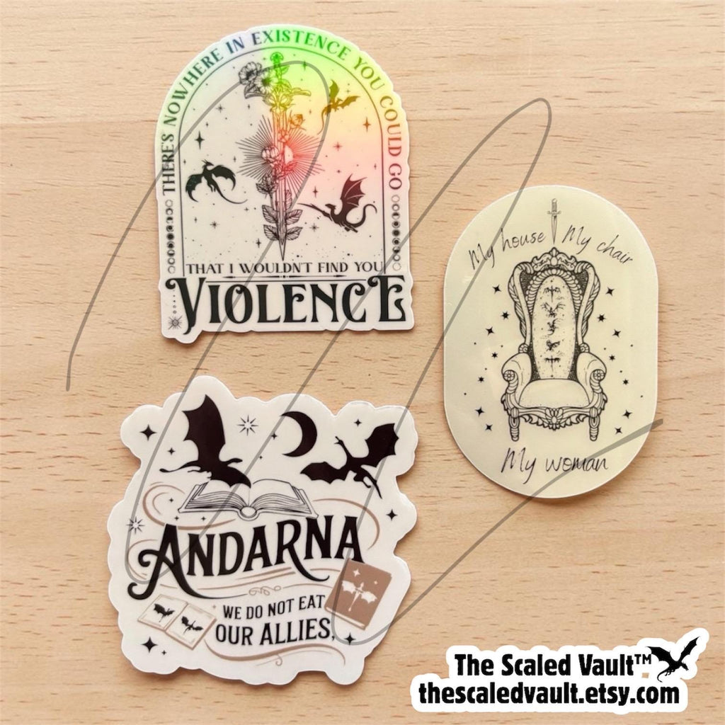 Riders Quad #2 Sticker bundle, laminated transparent