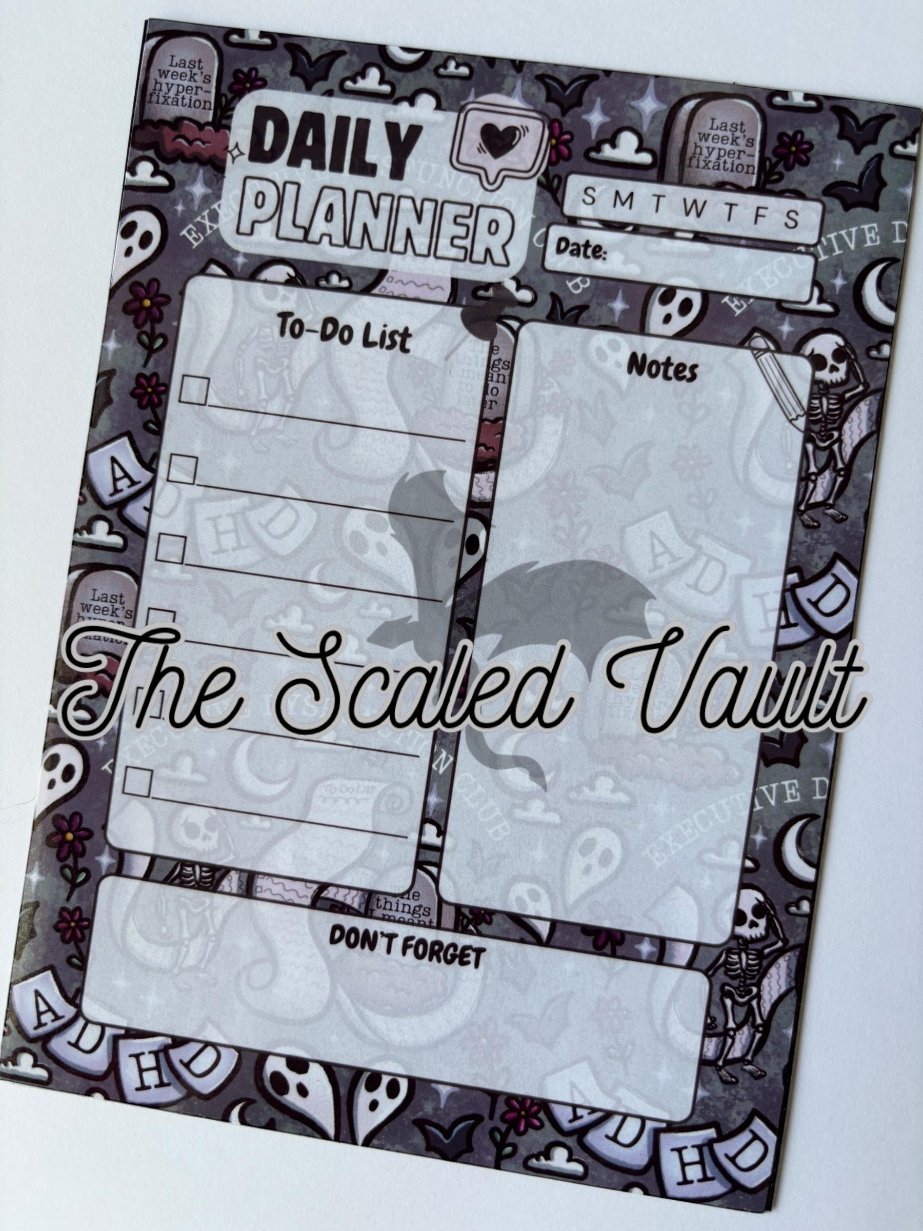 DAILY Magnetic Mini Planner 5x7 ADHD