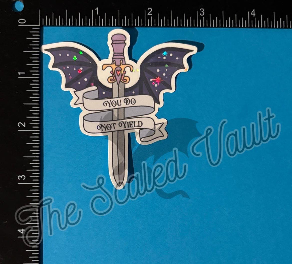 Holographic Laminated Stickers- (ACOTAR) see description