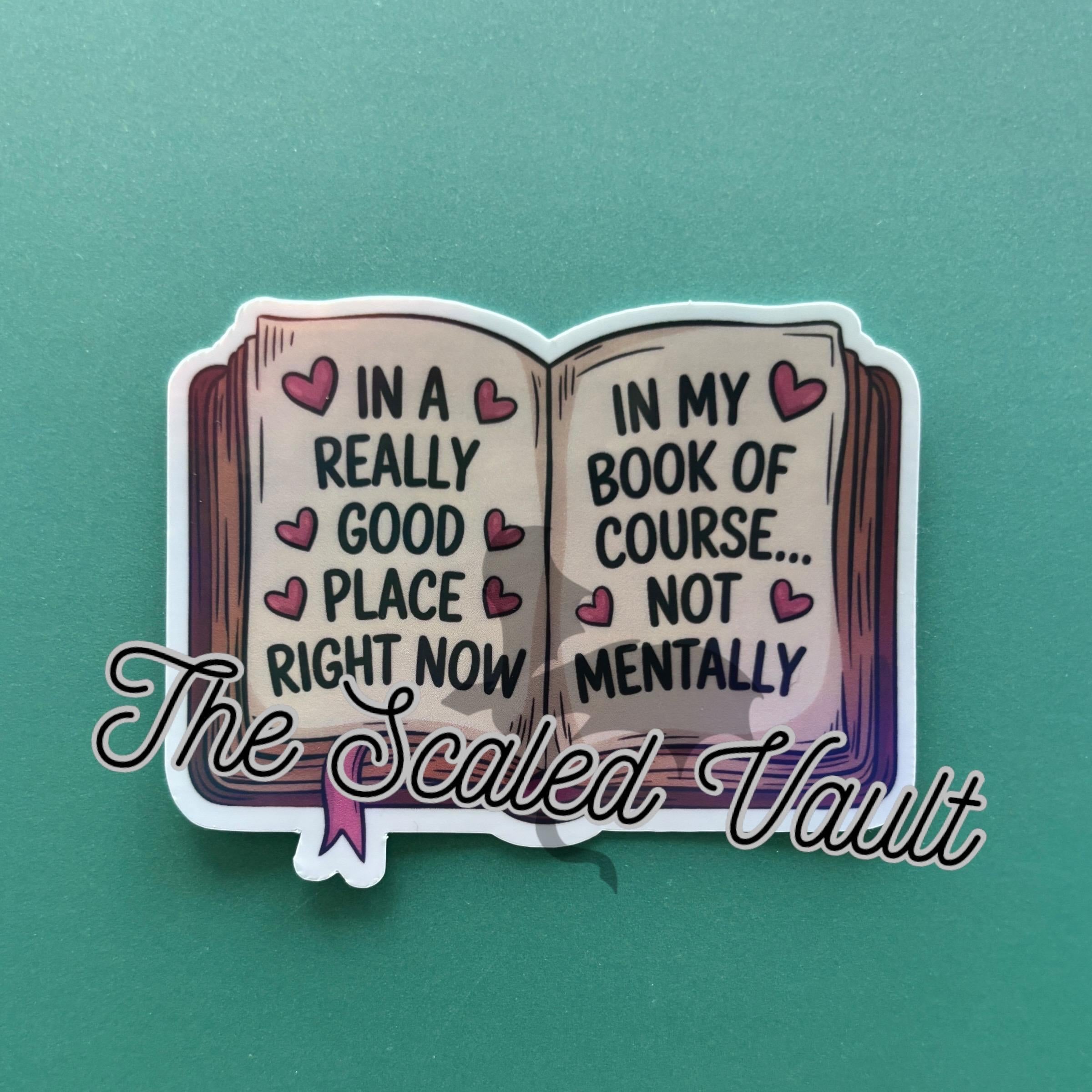 In A Good Place Sticker holographic, multiple options