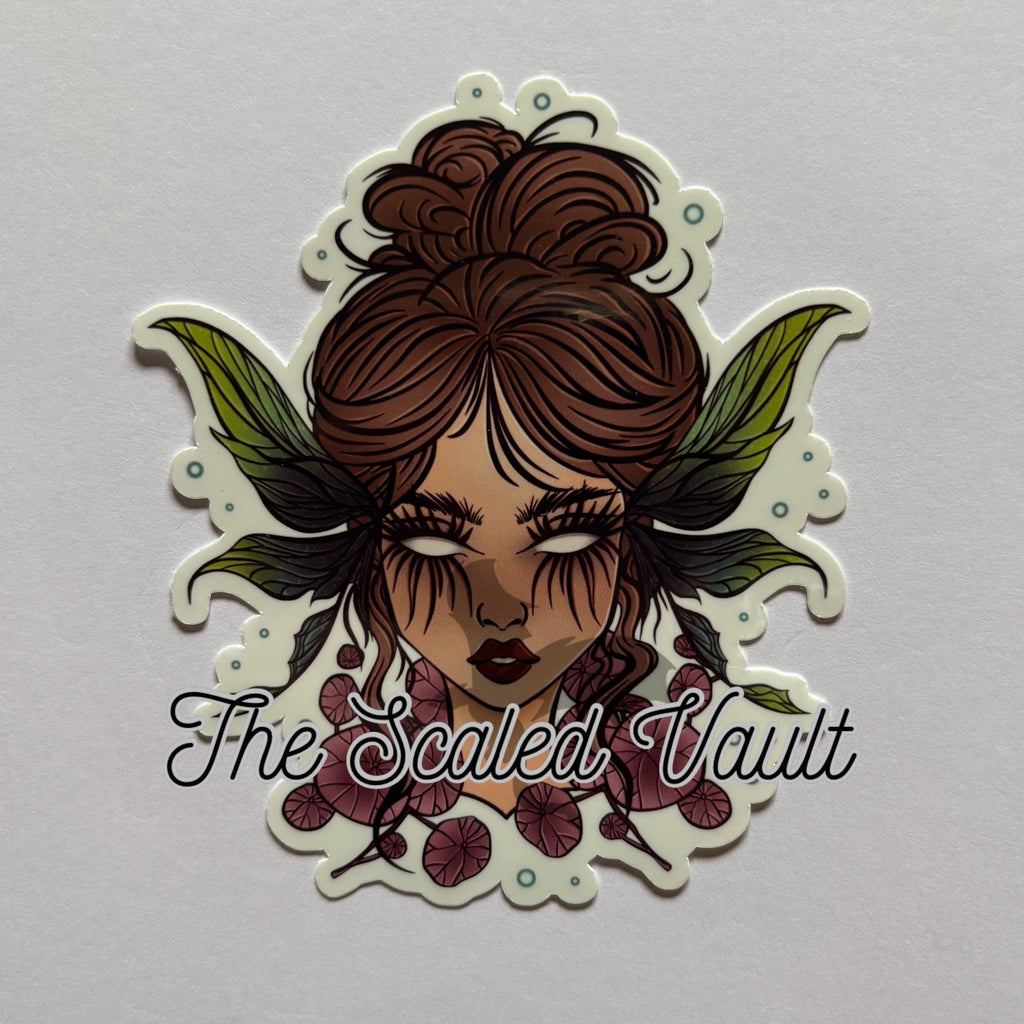 Woodland Fae laminated sticker, multiple options