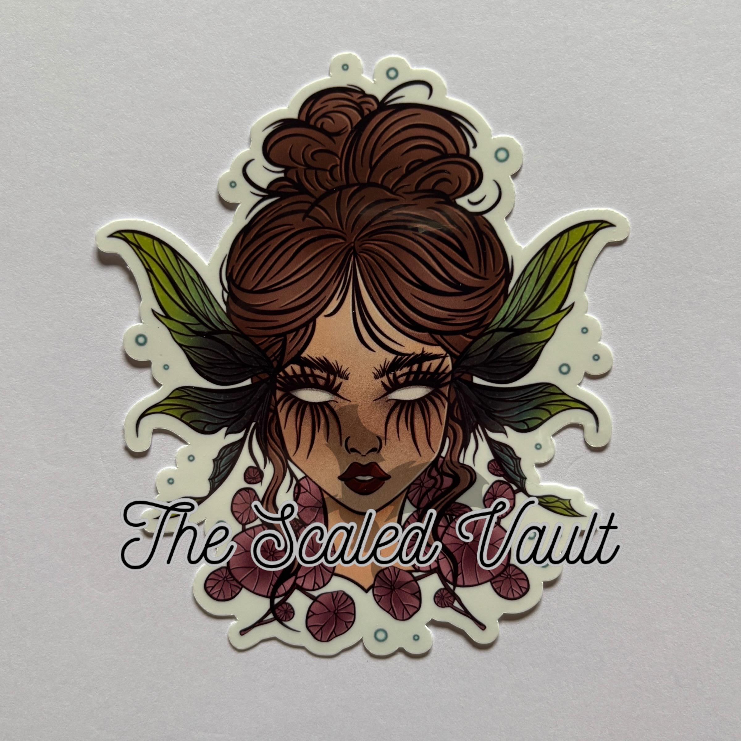 Woodland Fae laminated sticker, multiple options