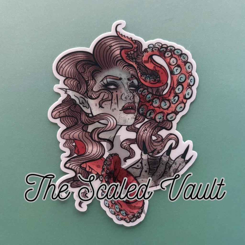 Siren laminated sticker, multiple options