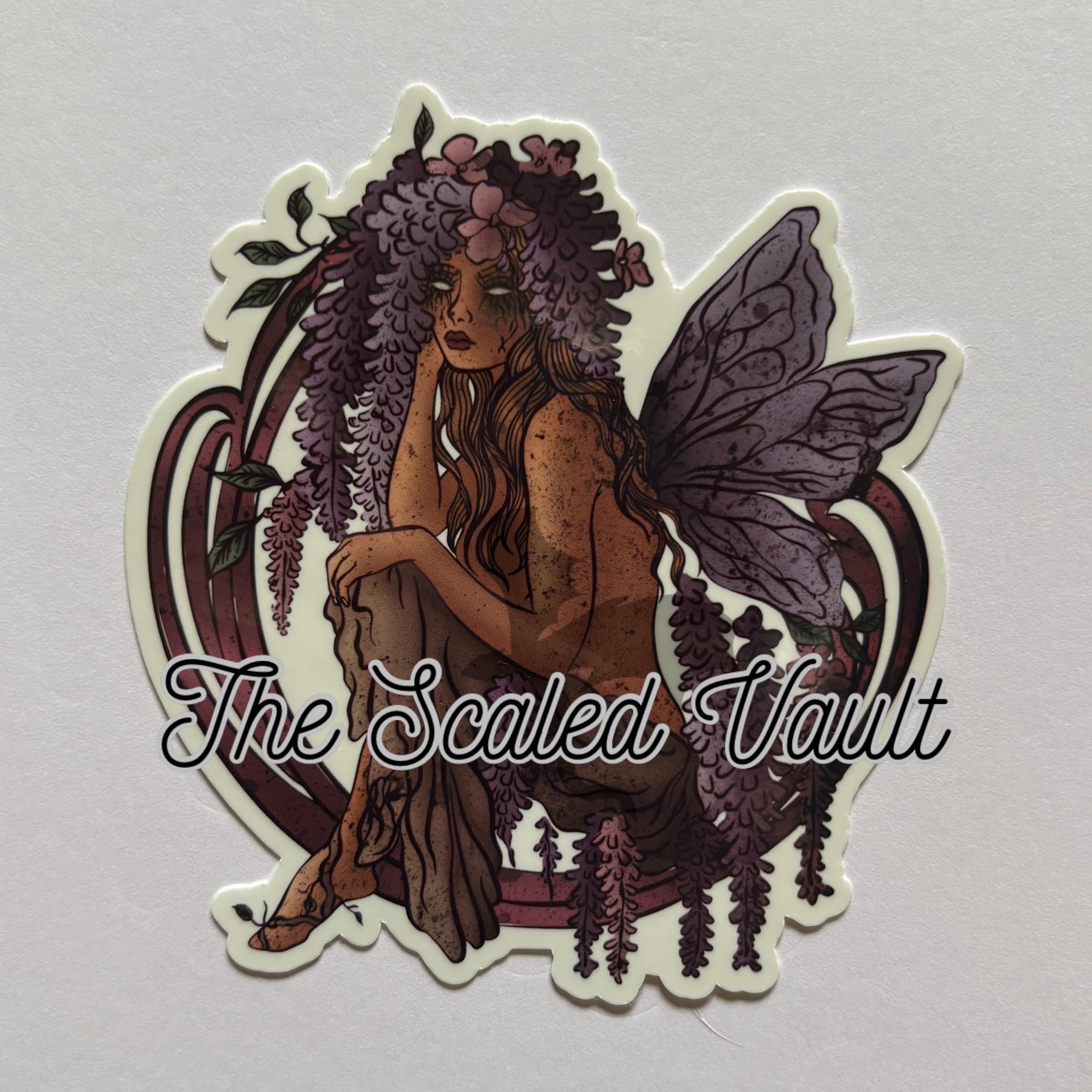 Fairy laminated sticker, multiple options