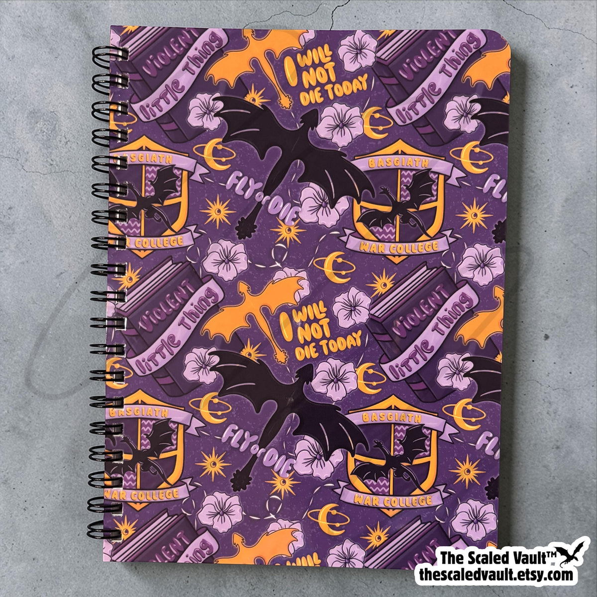 Violent Little Thing Notebook 10”x7”