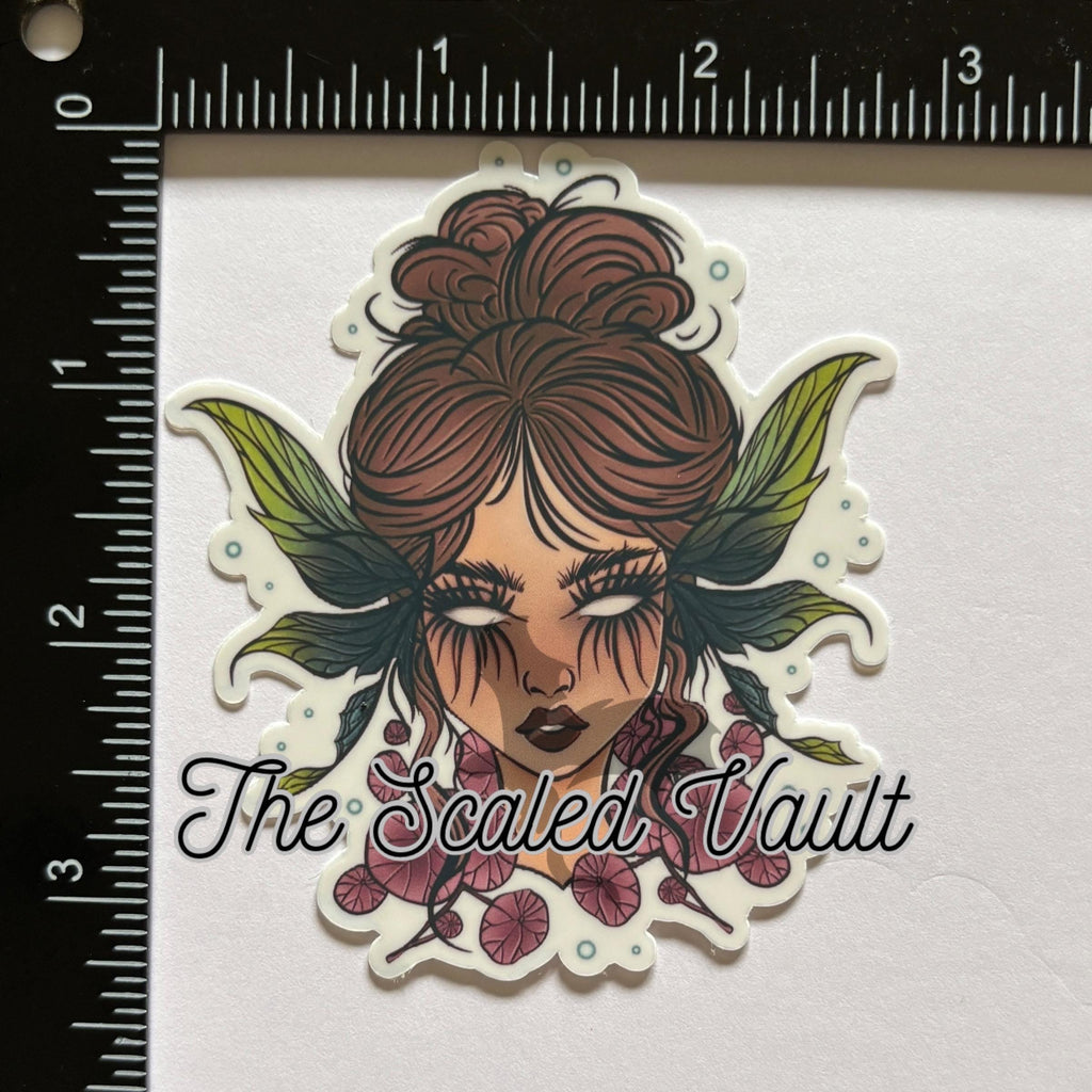 Woodland Fae laminated sticker, multiple options